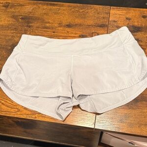 lululemon athletica Light Gray Athletic Shorts